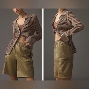 Anthropologie Avec Les Filles Utility Shorts, Size S